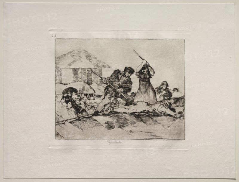 The Horrors of War: Rabble. Creator: Francisco de Goya (Spanish, 1746-1828).
