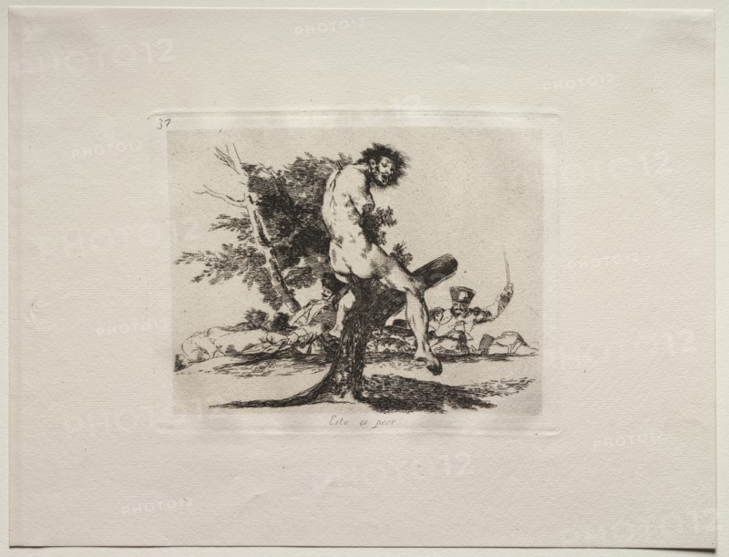 The Horrors of War: This Is Worse. Creator: Francisco de Goya (Spanish, 1746-1828).
