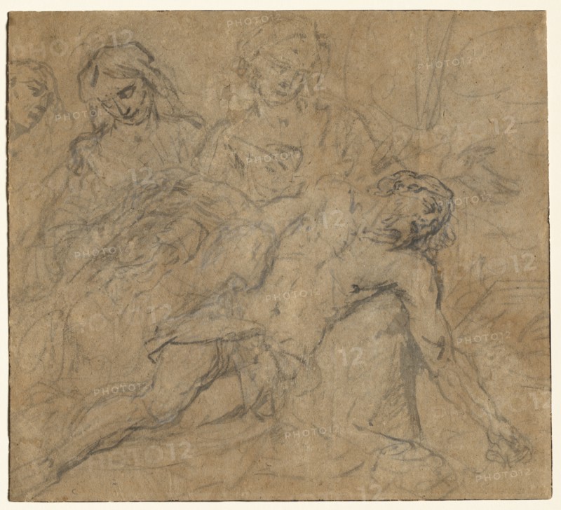 The Lamentation, c. 1635. Creator: Gaspar de Crayer (Flemish, 1584-1669), attributed to.