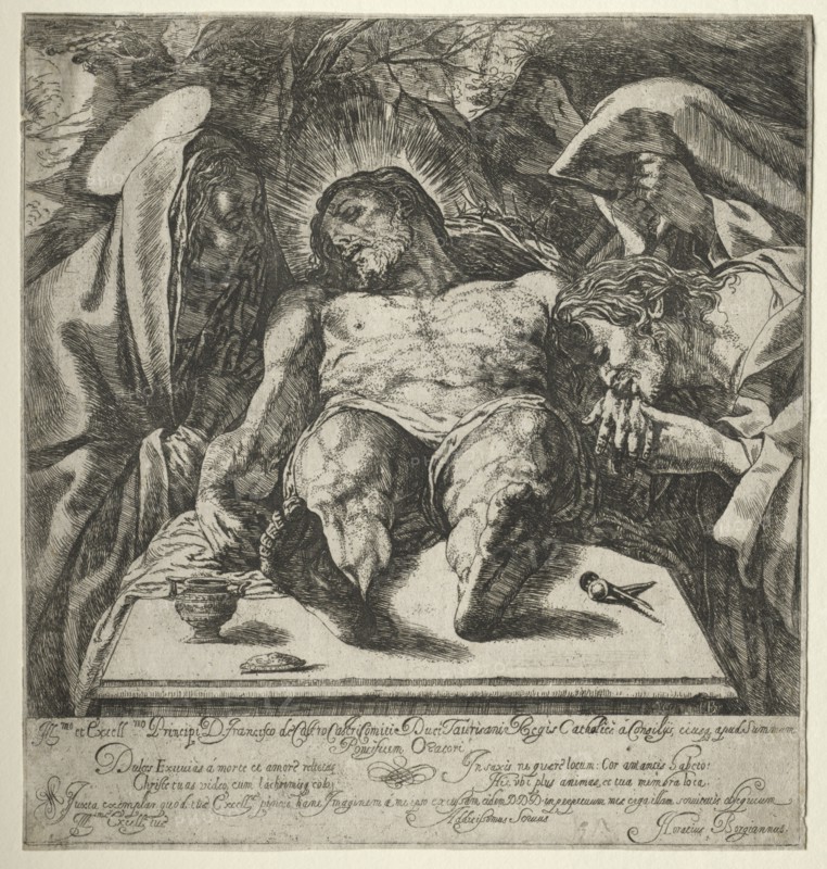 The Lamentation. Creator: Orazio Borgiani (Italian, 1578(?)-1616).