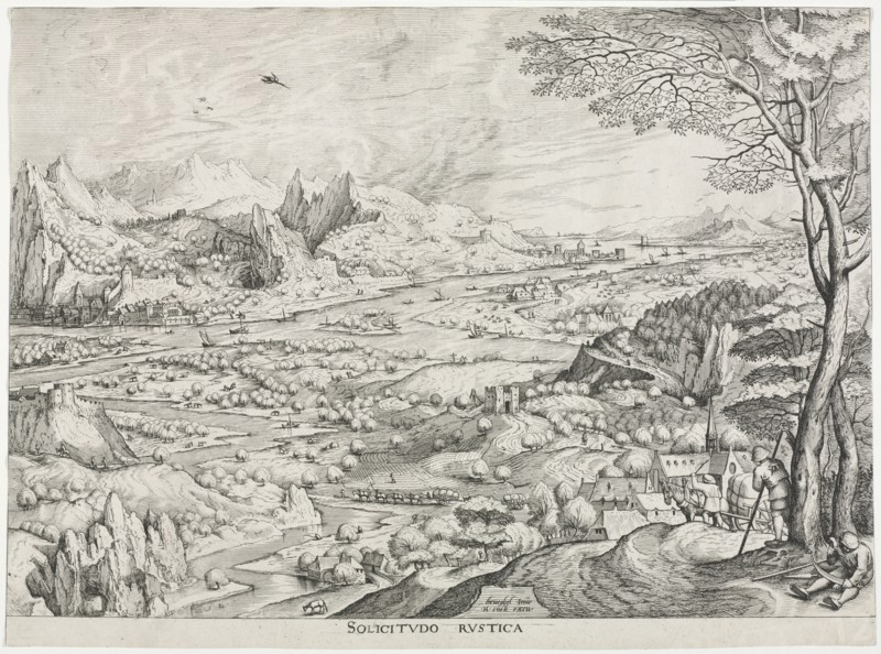 The Large Landscapes: Solicitudo Rustica, c. 1555-1558. Creator: Jan van Doetechum (Flemish, 1530-1616), attributed to ; Lucas van Doetechum (Flemish), and.