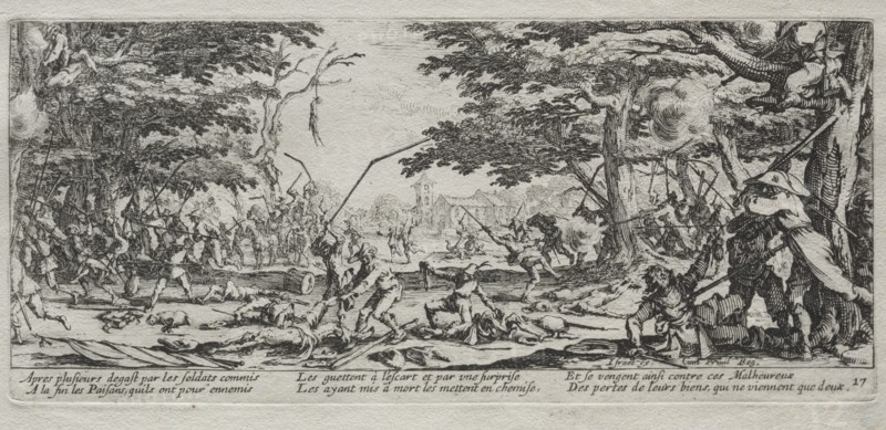 The Large Miseries of War: Peasant's Revenge, 1633. Creator: Jacques Callot (French, 1592-1635).