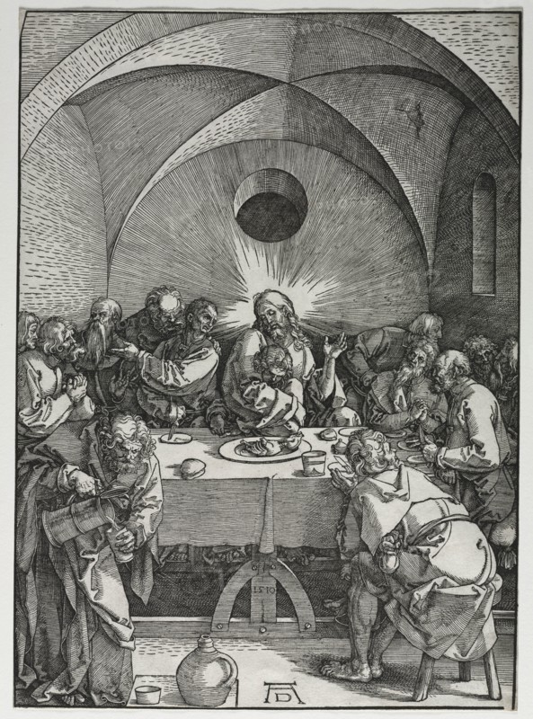 The Large Passion: The Last Supper, 1510. Creator: Albrecht Dürer (German, 1471-1528).