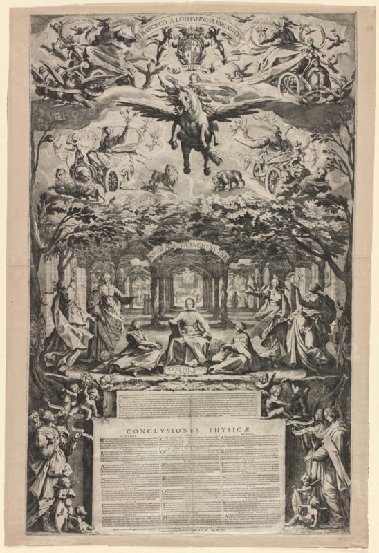 The Large Thesis, 1625. Creator: Jacques Callot (French, 1592-1635).