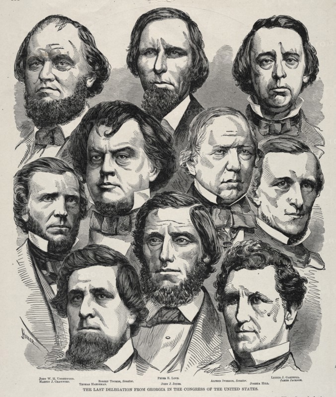 The Last Delegation from Georgia in the Congress of the United States . Creator: Winslow Homer (American, 1836-1910).