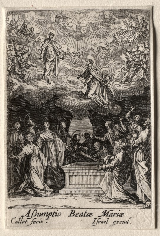 The Life of the Virgin: The Assumption of the Virgin. Creator: Jacques Callot (French, 1592-1635).