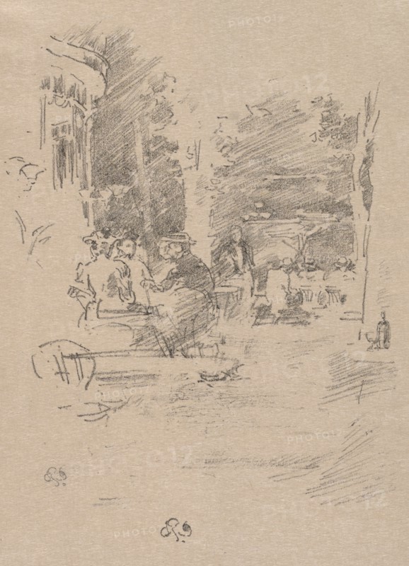 The Litte Café au Bois, 1894. Creator: James McNeill Whistler (American, 1834-1903).