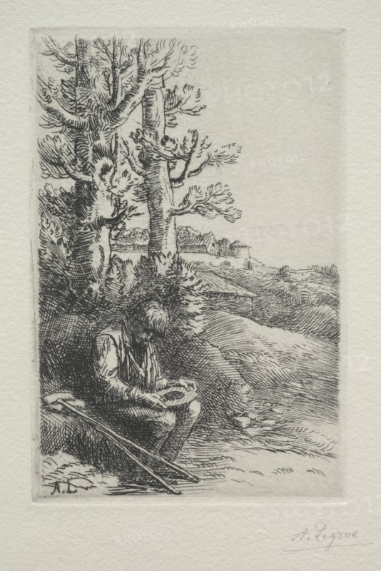 The Little Beggar. Creator: Alphonse Legros (French, 1837-1911).