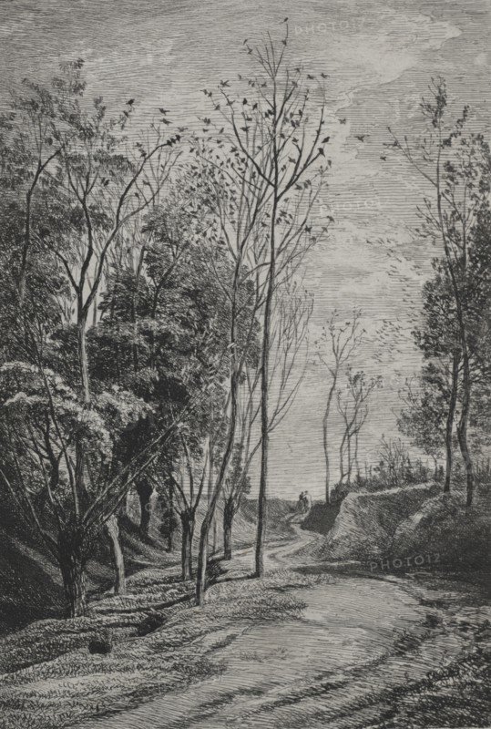 The Little Brids, 1850. Creator: Charles François Daubigny (French, 1817-1878); Auguste Delâtre.