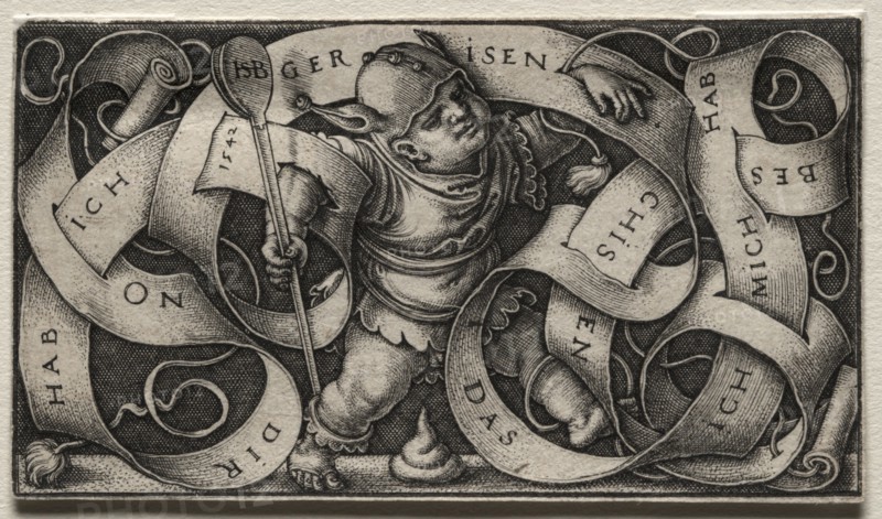 The Little Buffoon, 1542. Creator: Hans Sebald Beham (German, 1500-1550).