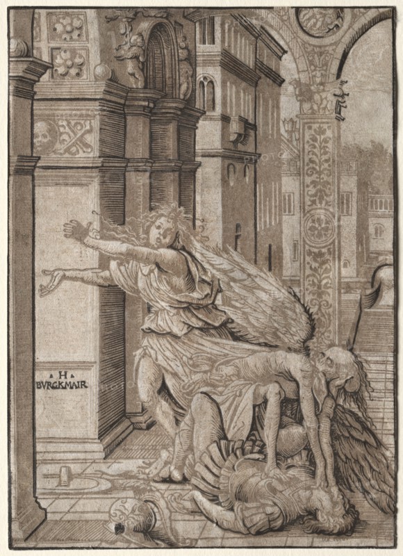 The Lovers Surprised by Death, 1510. Creator: Hans Burgkmair (German, 1473-1531).
