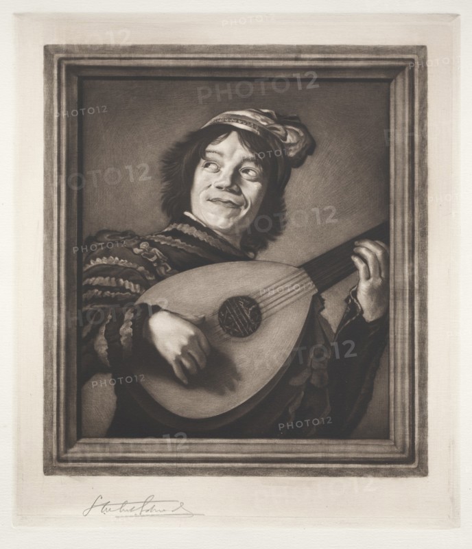 The Lute Player, 19th-20th century. Creator: Samuel Arlent-Edwards (American, 1862-1938).