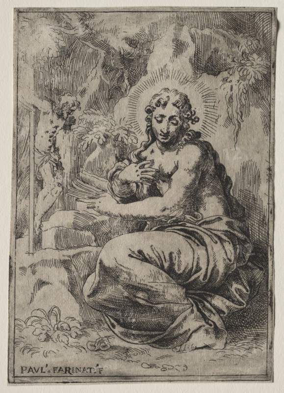 The Magdalen, late 16th century. Creator: Paolo Farinati (Italian, 1522-1606).