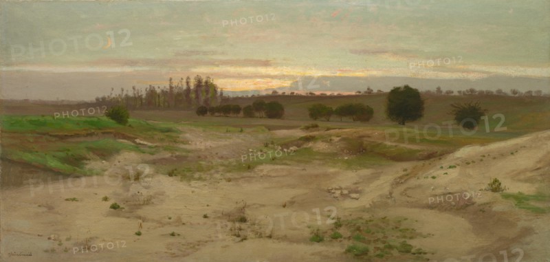 The Marl Pit at Mulcent: Evening, after 1857. Creator: Antoine Chintreuil (French, 1814-1873).