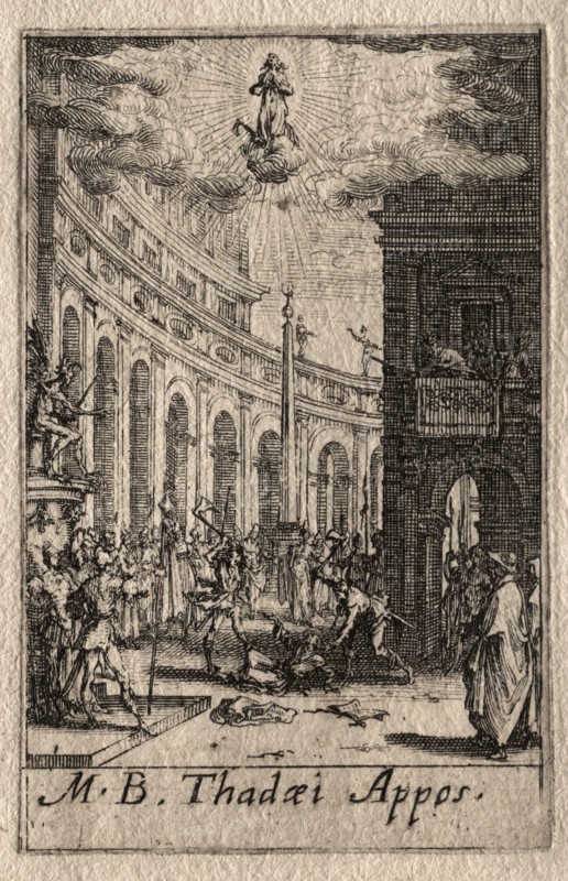 The Martyrdom of the Apostles: St. Thaddeus. Creator: Jacques Callot (French, 1592-1635).