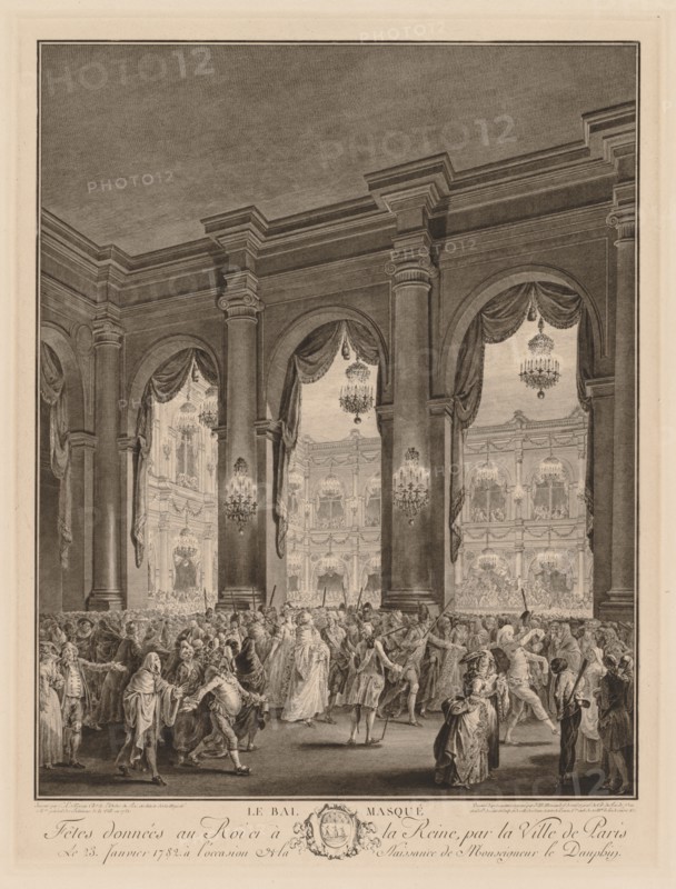 The Masked Ball, 1782. Creator: Jean-Michel the Younger Moreau (French, 1741-1814).