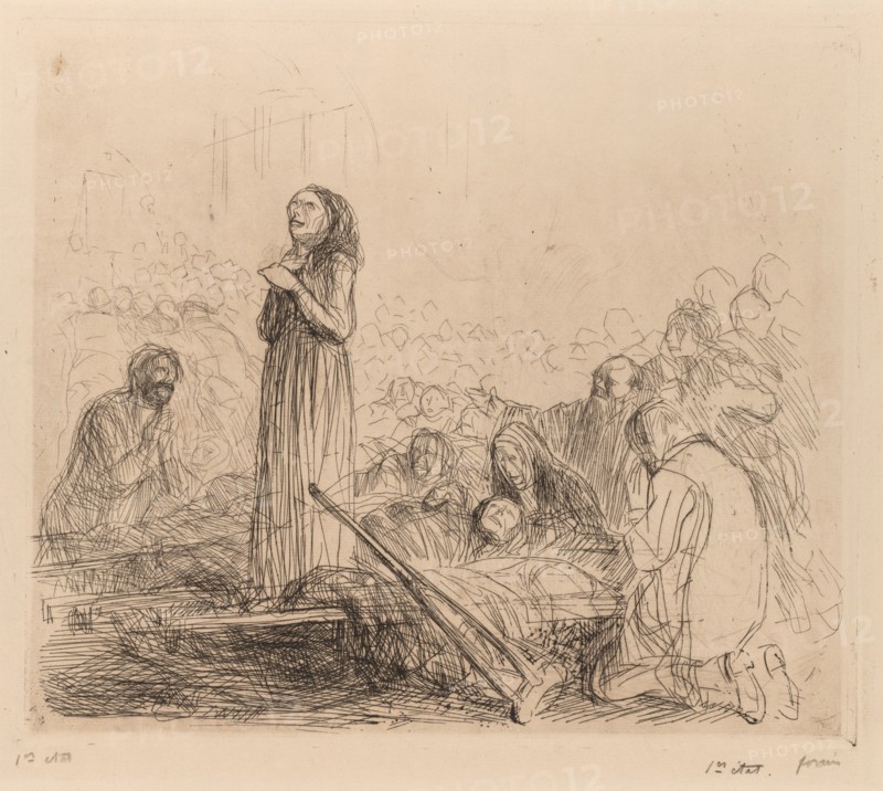 The Miracle before the Blessed Sacrament. Creator: Jean Louis Forain (French, 1852-1931).