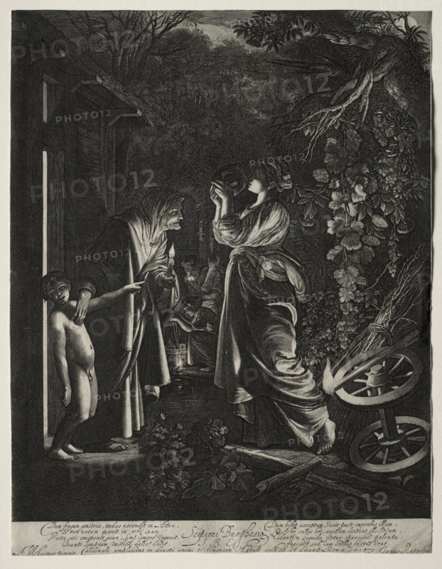 The Mocking of Ceres. Creator: Hendrik Goudt (Dutch, 1585-1630).