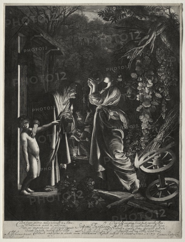 The Mocking of Ceres. Creator: Hendrik Goudt (Dutch, 1585-1630).
