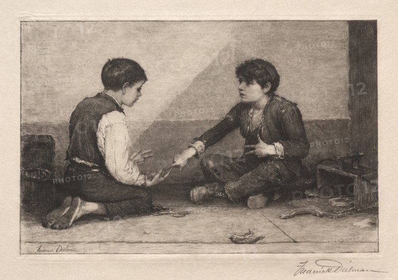 The Mora Players, 1883. Creator: Frederick Dielman (American, 1847-1935).