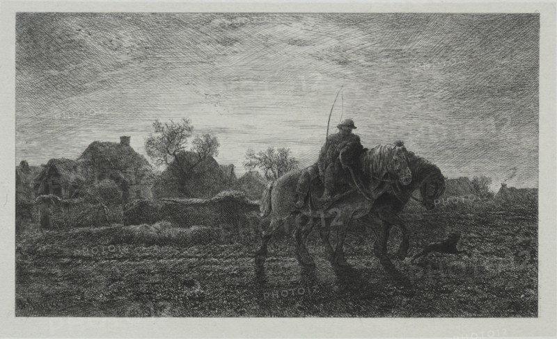 The Morning. Creator: Charles-Émile Jacque (French, 1813-1894).