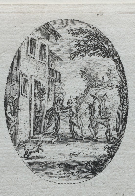 The Mysteries of the Passion: The Visitation. Creator: Jacques Callot (French, 1592-1635).