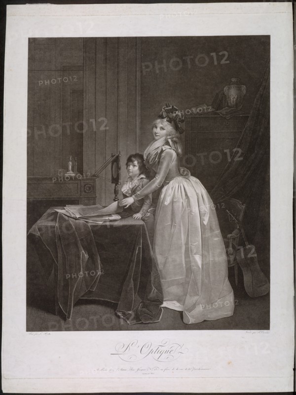 The Optical Viewer, c. 1794. Creator: Fréderic Cazenave (French).