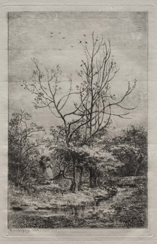 The Orchard, 1868. Creator: Charles François Daubigny (French, 1817-1878).