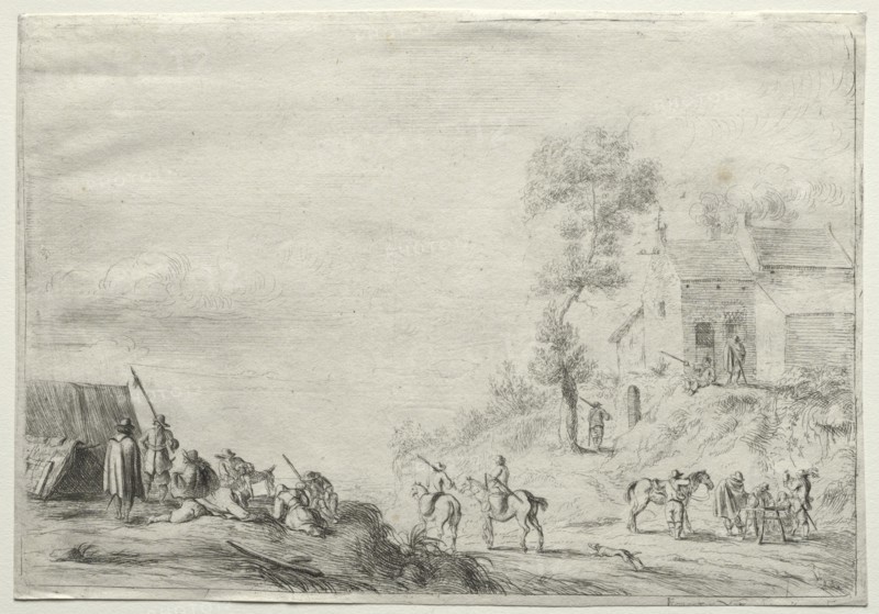 The Outpost. Creator: Robert van den Hoecke (Flemish, 1622-1668).