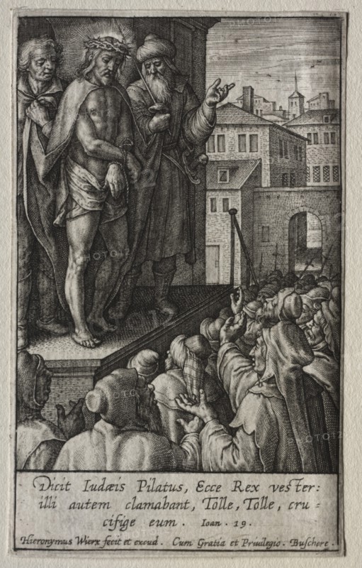 The Passion: Christ Presented to the People. Creator: Hieronymus Wierix (Flemish, 1553-1619).