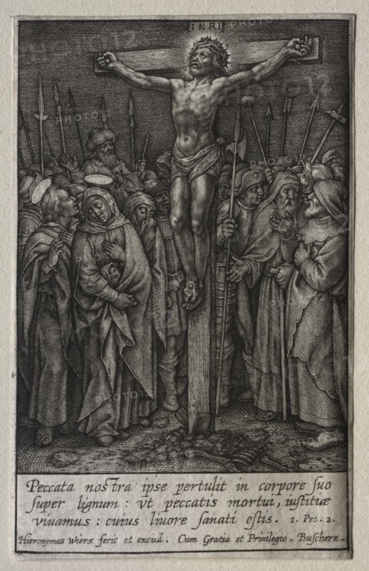 The Passion: The Crucifixion. Creator: Hieronymus Wierix (Flemish, 1553-1619).