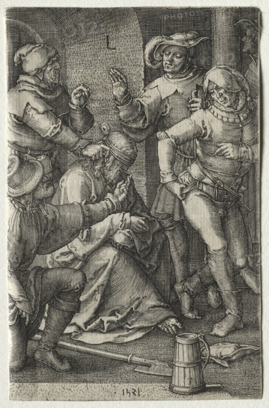The Passion: The Mocking of Christ, 1521. Creator: Lucas van Leyden (Dutch, 1494-1533).