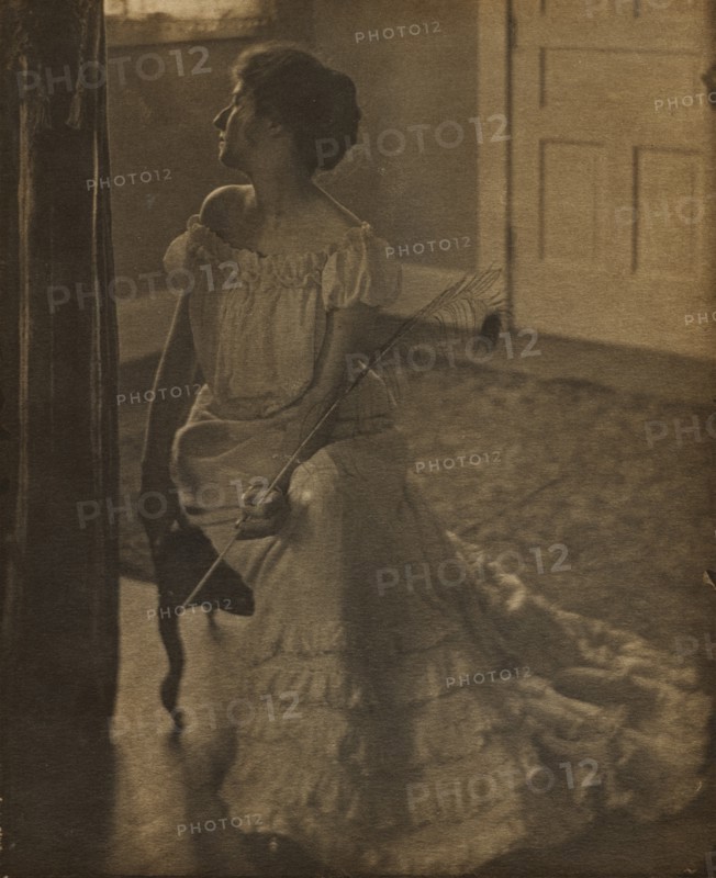 The Peacock Feather, c. 1902. Creator: Clarence H. White (American, 1871-1925).