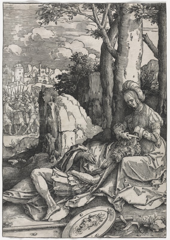 The Power of Women: Samson and Delilah, c. 1512. Creator: Lucas van Leyden (Dutch, 1494-1533).