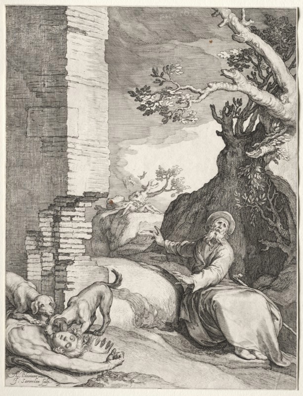 The Prediction of Ahijah, 1604. Creator: Jan Saenredam (Dutch, 1565-1607); Jan Saenredam (Dutch, 1565-1607).