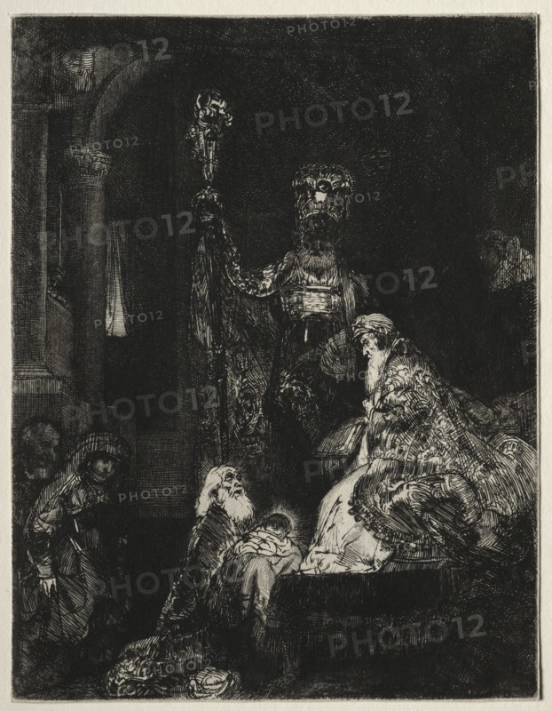 The Presentation in the Temple, c. 1654. Creator: Rembrandt van Rijn (Dutch, 1606-1669).