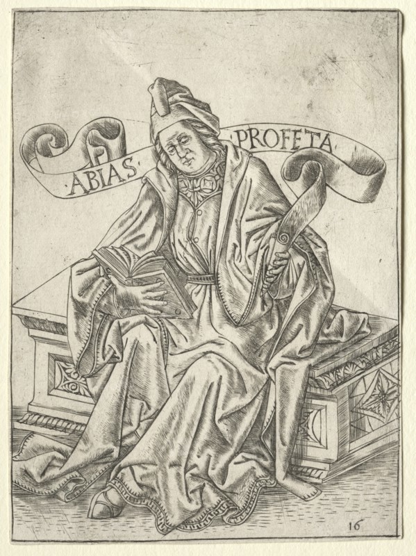 The Prophets: Obadiah, c. 1470-1475. Creator: Baccio Baldini (Italian, c. 1436-1487), attributed to.