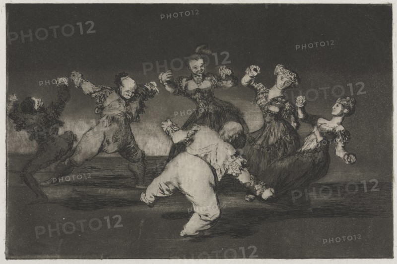 The Proverbs: If Marion Will Dance, Then She Has to Take the Consequences, 1864. Creator: Francisco de Goya (Spanish, 1746-1828).