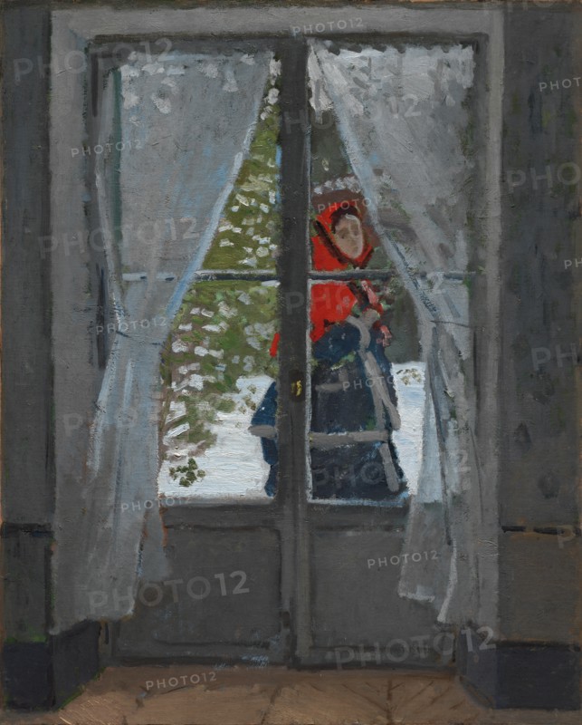 The Red Kerchief, c. 1868-73. Creator: Claude Monet (French, 1840-1926).