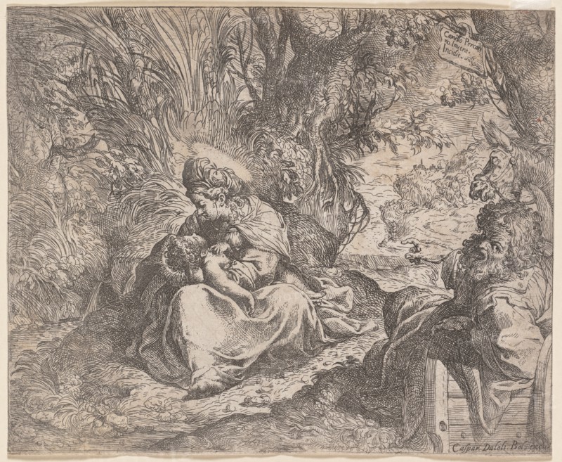 The Rest on the Flight into Egypt, 1587-1590 . Creator: Camillo Procaccini (Italian, 1546-1629).