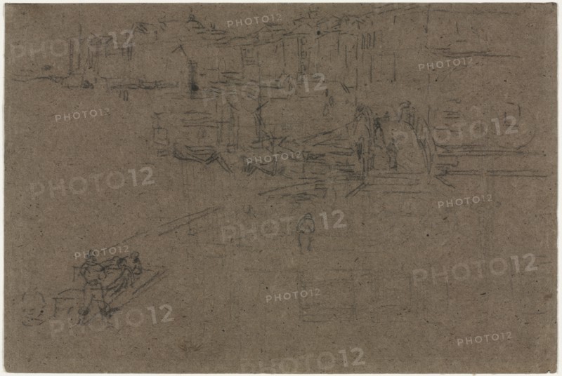 The Riva, Venice. Creator: James McNeill Whistler (American, 1834-1903).