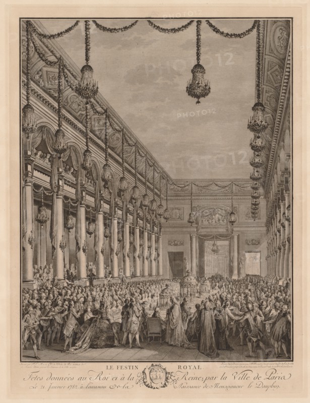 The Royal Banquet, 1782. Creator: Jean-Michel the Younger Moreau (French, 1741-1814).