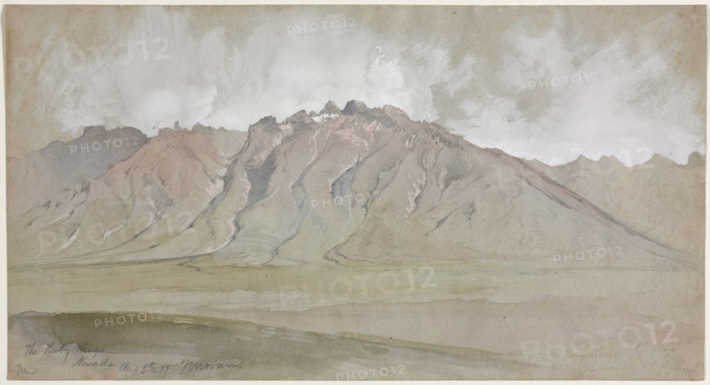 The Ruby Range, Nevada, 1879. Creator: Thomas Moran (American, 1837-1926).