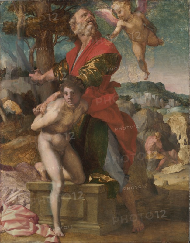 The Sacrifice of Isaac, c. 1527. Creator: Andrea del Sarto (Italian, 1486-1530).