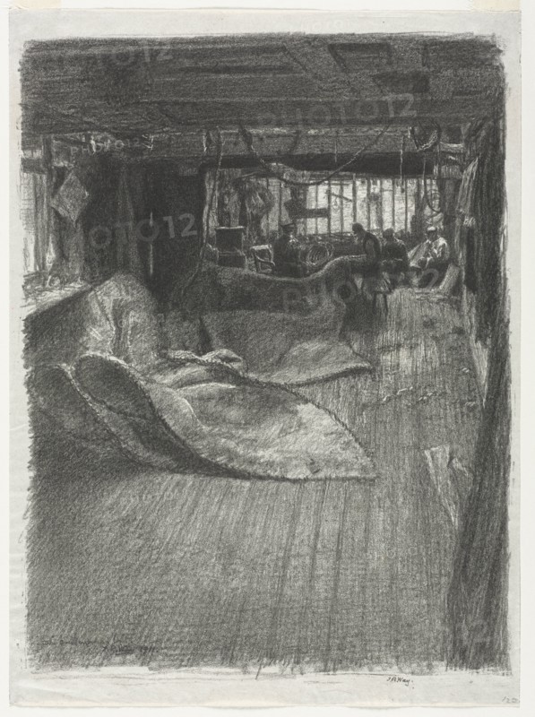The Sailmaker's Loft, 1911. Creator: Thomas Robert Way (British, 1861-1913).