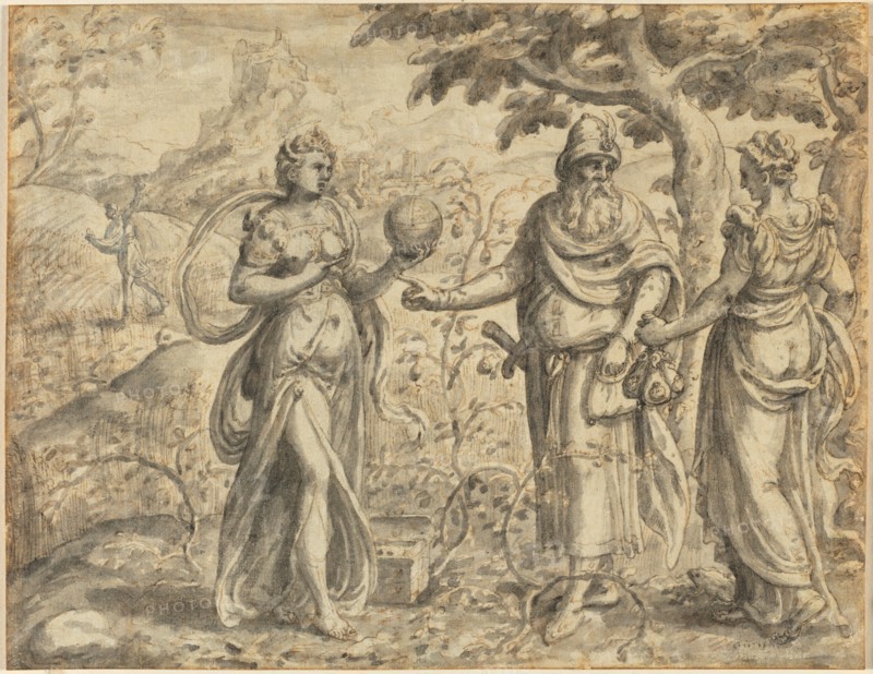 The Seed Received Among the Thorns, from the Parable of the Sower, c. 1573. Creator: Gerard van Groeningen (Flemish).