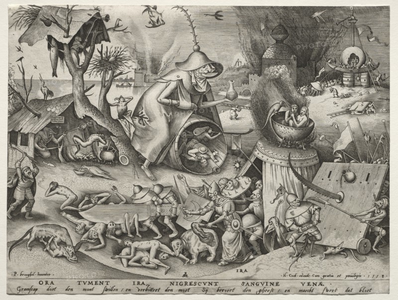 The Seven Deadly Sins: Anger. Creator: Pieter Bruegel (Flemish, 1527/8-1569).