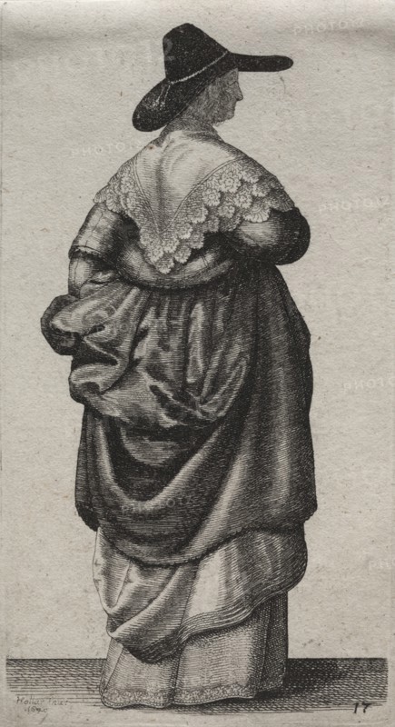 The Several Habits of English Women, from the Nobility to the Country Women..., 1640. Creator: Wenceslaus Hollar (Bohemian, 1607-1677).