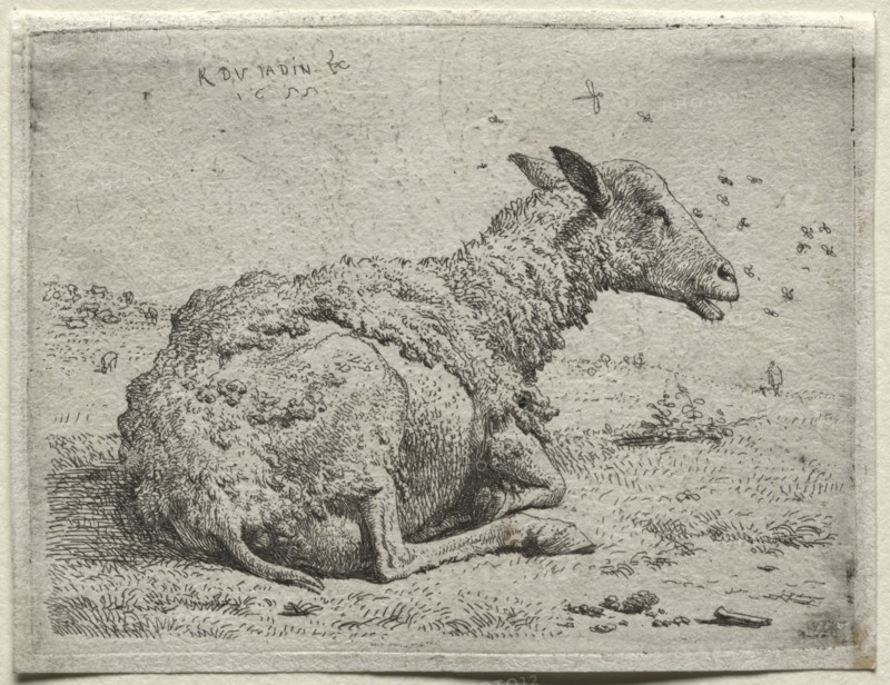 The Sheep and the Flies. Creator: Karel Dujardin (Dutch, c. 1622-1678).