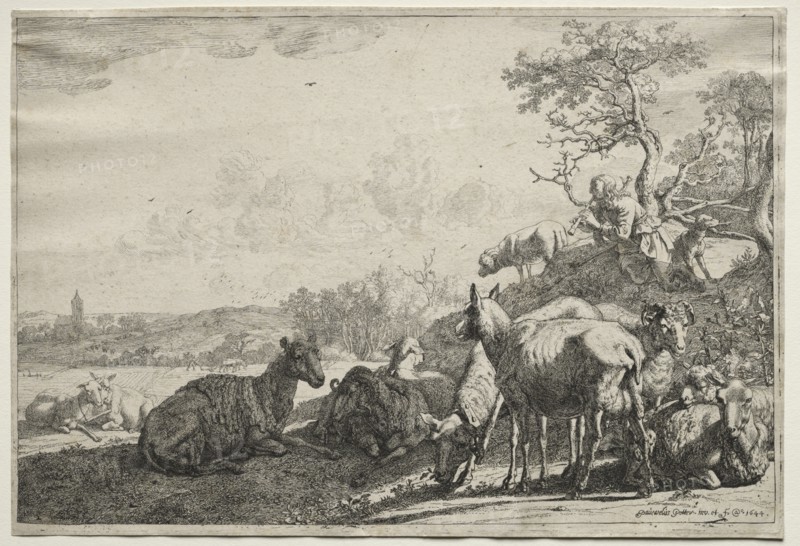 The Shepherd, 1644. Creator: Paulus Potter (Dutch, 1625-1654).